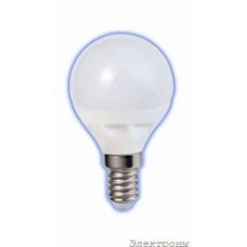 Лампа светодиодная шарик Е14 7W 4200K 450Lm Электромир