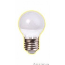 Лампа светодиодная шарик Е27 7W 2700K 450Lm Электромир