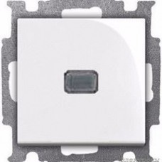 ABB BJB Basic 55 Бел Выключатель 1-клавишный с подсветкой