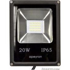 05-19, Прожектор LED, 20Вт, 220В, 1500Лм, IP65, 6400К (cold white)