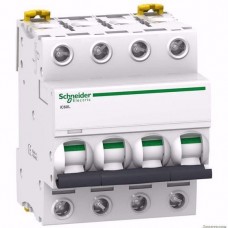 Автоматический выключатель 0,5A B 4 полюса Schneider Electric, серия iC60L