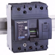 Автоматический выключатель 100A D 3 полюса Schneider Electric, серия NG125N