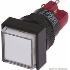 D16LMS1-1abHW, Кнопка с LED подсветкой 250В/5А