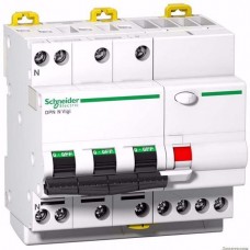 Дифференциальный автомат 6КА 16A C 30МA Asi 4 полюса Schneider Electric, серия DPN N Vigi