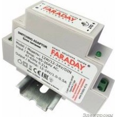 12W/12-24V/DIN, Блок питания с регулируемым напряжением, 12-24В,1-0.5А,12Вт