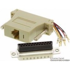 45-5123, ADAPTER, DB-25 MALE RJ45 MODULAR