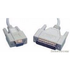 NM925-6FM, Null Modem Cables, Length: 6 feet, Connects from: DB-9 Female, Connects to: DB-25 Male, Shielding: F