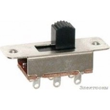 KBB70-2P2W, Переключатель движковый 6p.ON-ON 3A 250V