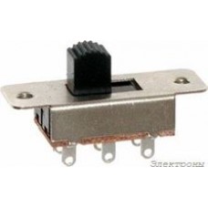 KBB70-2P3W, Переключатель движковый ON-OFF-ON (3A 250VDC) DPDT 6P