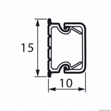 638190 Мини-канал 15x10мм METRA: от компании Electrony