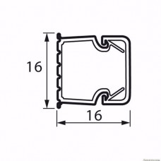 Legrand 638191 Мини-канал 16x16мм METRA