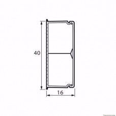 638195 Мини-канал 40x16 2 секции METRA: от компании Electrony