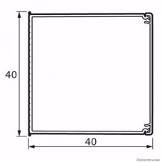 Legrand 638196 Мини-канал 40x40мм METRA