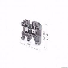 Винтовая клемма UT2-2.5(T) GREY