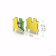 Заземляющая клемма UT1-2.5PE(T)