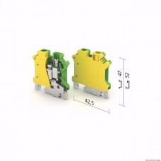 Заземляющая клемма UT1-6PE(T)