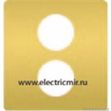 FD04316OB-A Накладка розетки TV/SAT BRIGHT GOLD беж