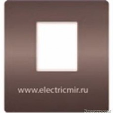 FD04317GR-A Накладка для 1го разъема RJ45 GRAPHITE беж