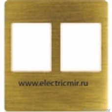 FD04318PB-A Накладка для 2го разъема RJ45 BRIGHT PATINA беж