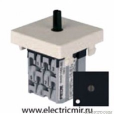 FD03131-M Поворотный выключатель с 3-х мест с подсветкой черный FEDE