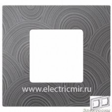 2700627-805 Рамка-декор 2 поста серое солнце Simon : от компании Electrony