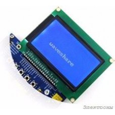 LCD12864 (3.3V Blue Backlight), Графический ЖКИ дисплей, 128 х 64 DOTS