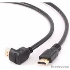 HDC3, Кабель HDMI (M) - HDMI (M), вер. 1.4, поддержка Ethernet/3D, угловой разъем, 3м