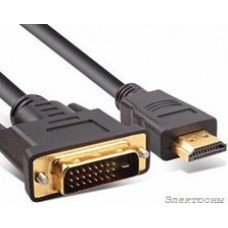 PL1130, Кабель HDMI М - DVI-D, 1.8 м