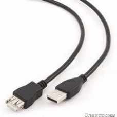 PL1301, Кабель удлинитель USB2.0 А вилка- USB А розетка, 3м