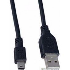 PL1308, Кабель USB 2.0 A вилка - Mini USB 5P вилка, 1.5 м