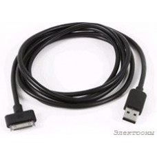 PL1350, Кабель USB- Iphone 4 (30 pin) 1м, черный