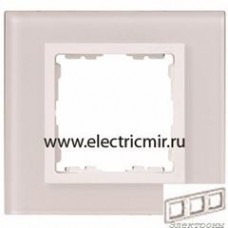 82637-30 Рамка на 3 поста белый-белый (стекло) Simon : от компании Electrony