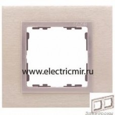 82927-34 Рамка на 2 поста сталь матовая-алюминий (металл) Simon : от компании Electrony