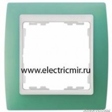 82613-65 Рамка 1 пост зеленая полупрозрачная-белая Simon : от компании Electrony