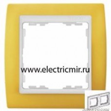 82622-62 Рамка 2 поста желтая-белая Simon : от компании Electrony