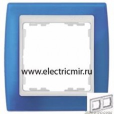 82623-64 Рамка 2 поста синяя полупрозрачная-белая Simon : от компании Electrony