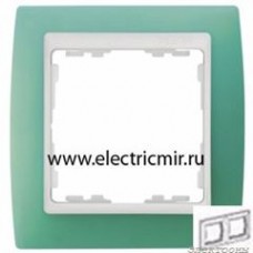 82623-65 Рамка 2 поста зеленая полупрозрачная-белая Simon : от компании Electrony