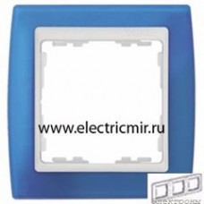 82633-64 Рамка 3 поста синяя полупрозрачная-белая Simon : от компании Electrony