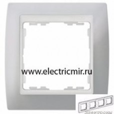 82641-33 Рамка 4 поста пастель серая-белая Simon : от компании Electrony