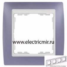 82641-64 Рамка 4 поста сирень-белая Simon : от компании Electrony