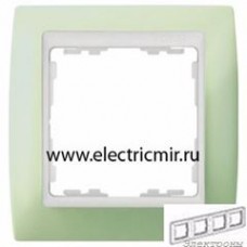 82641-65 Рамка 4 поста пастель зеленая-белая Simon : от компании Electrony