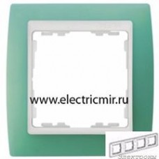 82643-65 Рамка 4 поста зеленая полупрозрачная-белая Simon : от компании Electrony