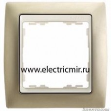 82714-34 Рамка 1 пост шампань матовая-слоновая кость Simon : от компании Electrony