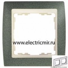 82724-65 Рамка 2 поста зеленая текстура-слоновая кость Simon : от компании Electrony