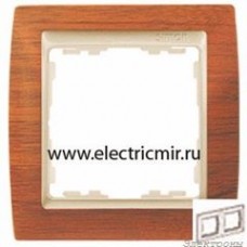 82925-61 Рамка 2 поста вишня-шампань Simon : от компании Electrony