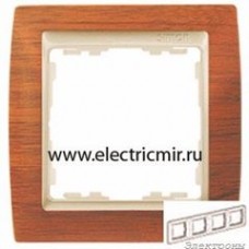 82945-61 Рамка 4 поста вишня-шампань Simon : от компании Electrony