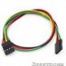 4 Pin dual-female jumper wire - 300mm (5 PCs pack), Набор проводов соединительных (F-F) 5 штук: от компании Electrony