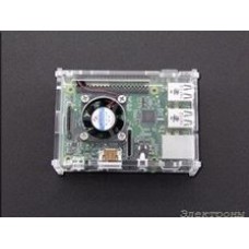 Acrylic Case for Raspberry Pi Model B+ / Pi2/Pi3 w/ CPU Fan [CLEAR], Корпус для одноплатного компьютера Raspberry Pi Model B+ / Pi2/P3 с ве