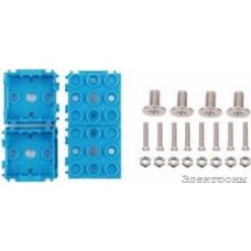 Grove - Blue Wrapper 1*1 (4 PCS pack), Корпус для крепления модулей Grove к металлическим поверхностям и конструктору LEGO