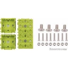 Grove - Green Wrapper 1*1 (4 PCS pack), Корпус для крепления модулей Grove к металлическим поверхностям и конструктору LEGO